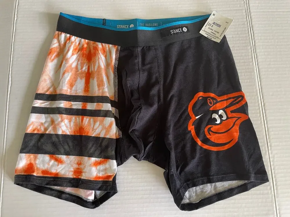 Orioles Men's Stance Basilone Boxer Briefs Underwear S